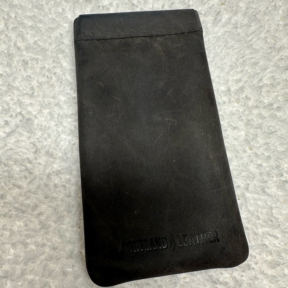 Portland Leather eye glass case